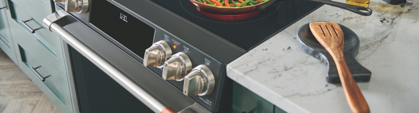 convection oven close up